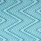 Tissu Maille Fantaisie Zig Zag Grande Laize Bleu Canard