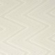 Tissu Maille Fantaisie Zig Zag Grande Laize Ecru