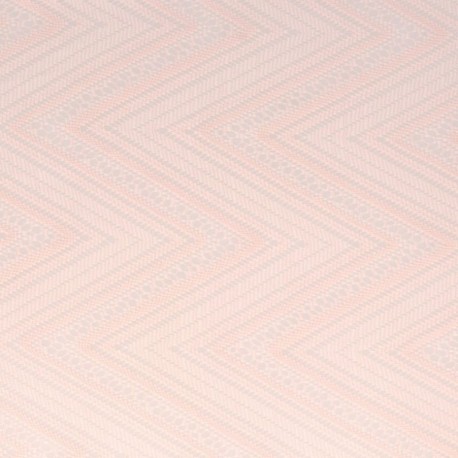 Tissu Maille fantaisie Zig Zag Grande Laize Vieux Rose