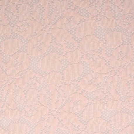 Tissu Maille Fantaisie Grande Laize Vieux Rose