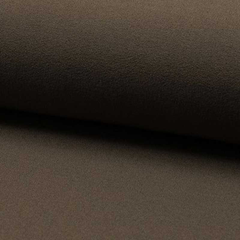 Tissu Crepe Extensible Uni Taupe