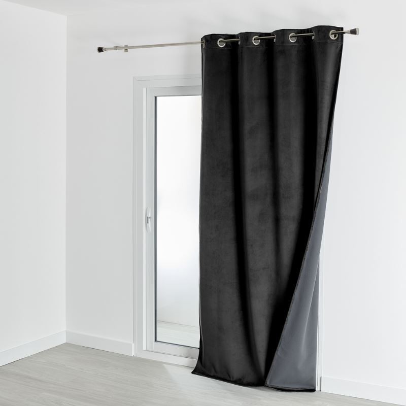 Tissu Isolant Thermique Velveta Noir