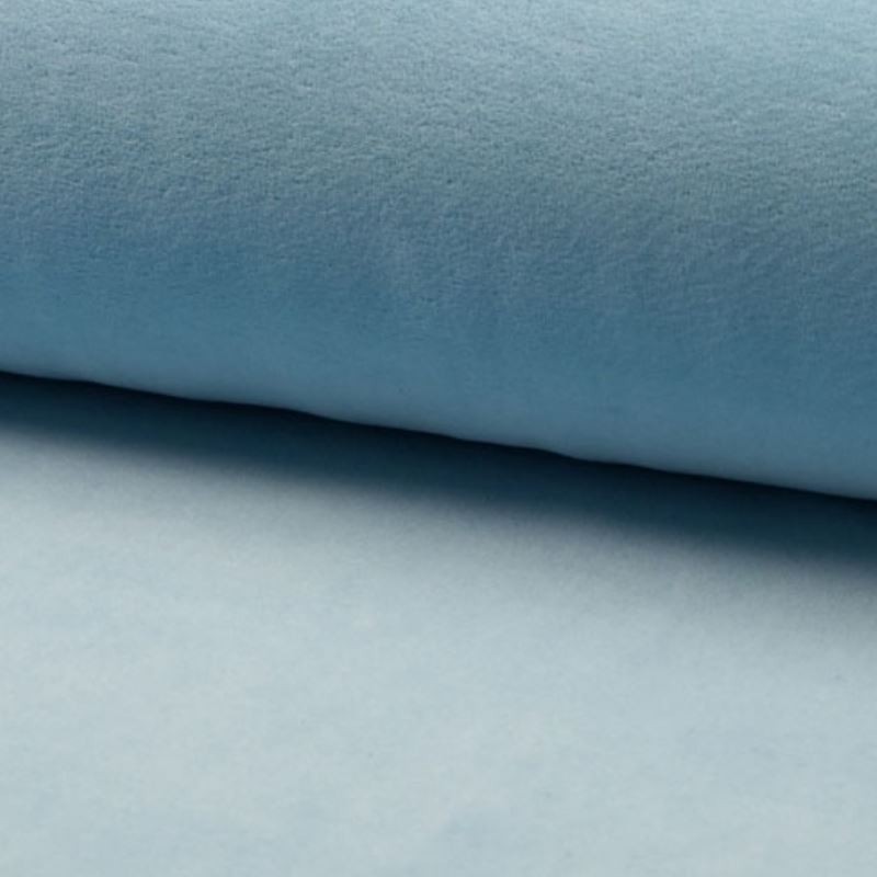 Tissu Jersey Velours Nicky Uni Nuage