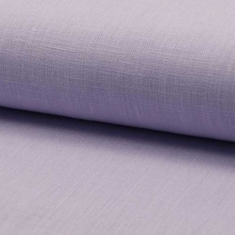 Tissu Lin Uni Lilas