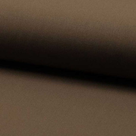 Tissu Gabardine Uni Taupe