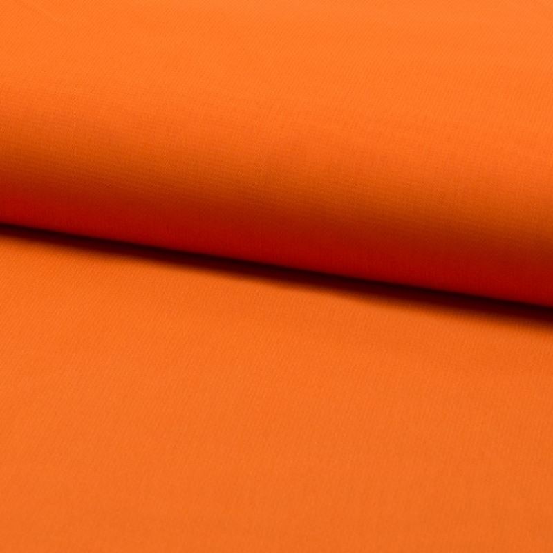 Tissu Mousseline Unie Orange