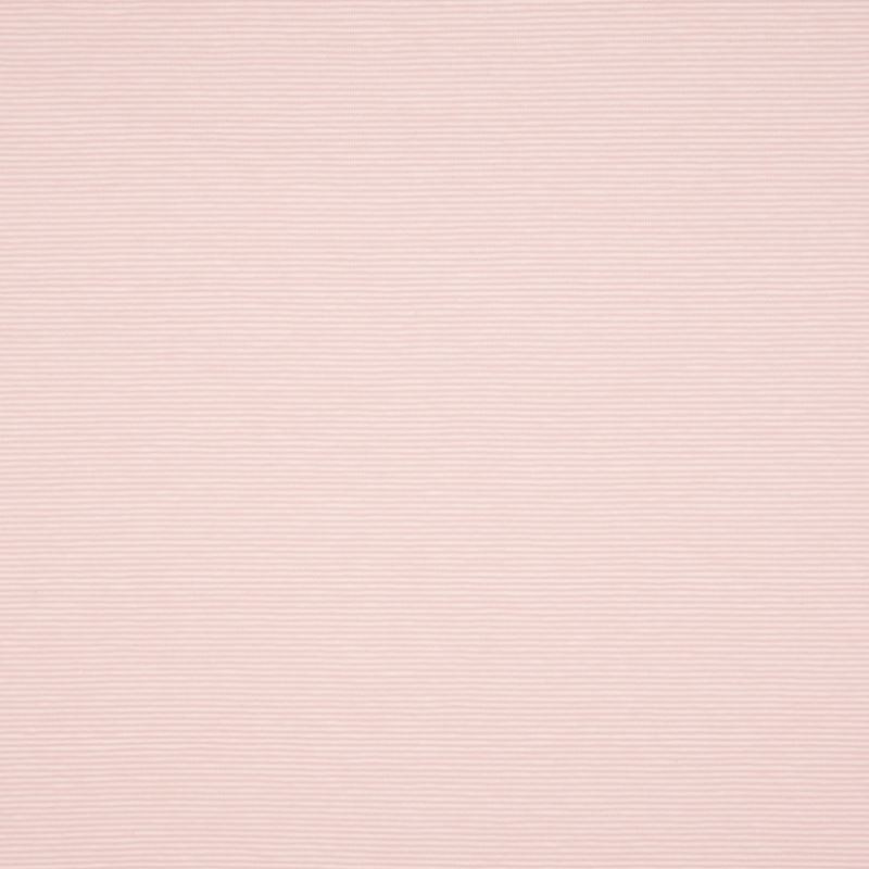 Tissu Jersey Rayé Saumon et blanc 