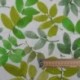 Tissu Enduit Imprimé Season Vert