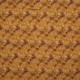 Tissu Viscose Imprimé Fleur Fond Moutarde 