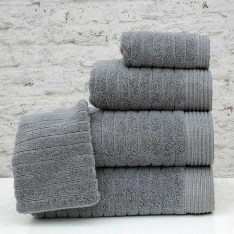 Linge de Toilette Micro coton Shelley Lurex Gris