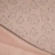 Tissu Polaire Imprimé Elephant Rose