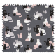 Tissu Jersey Coton Imprimé chats