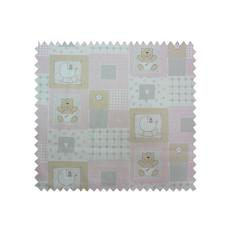 Tissu Loupio Rose