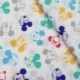 Tissu Cretonne Imprimée Mickey Multicolore