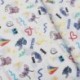 Tissu Cretonne Imprimée Lilo&stitch Multicolore