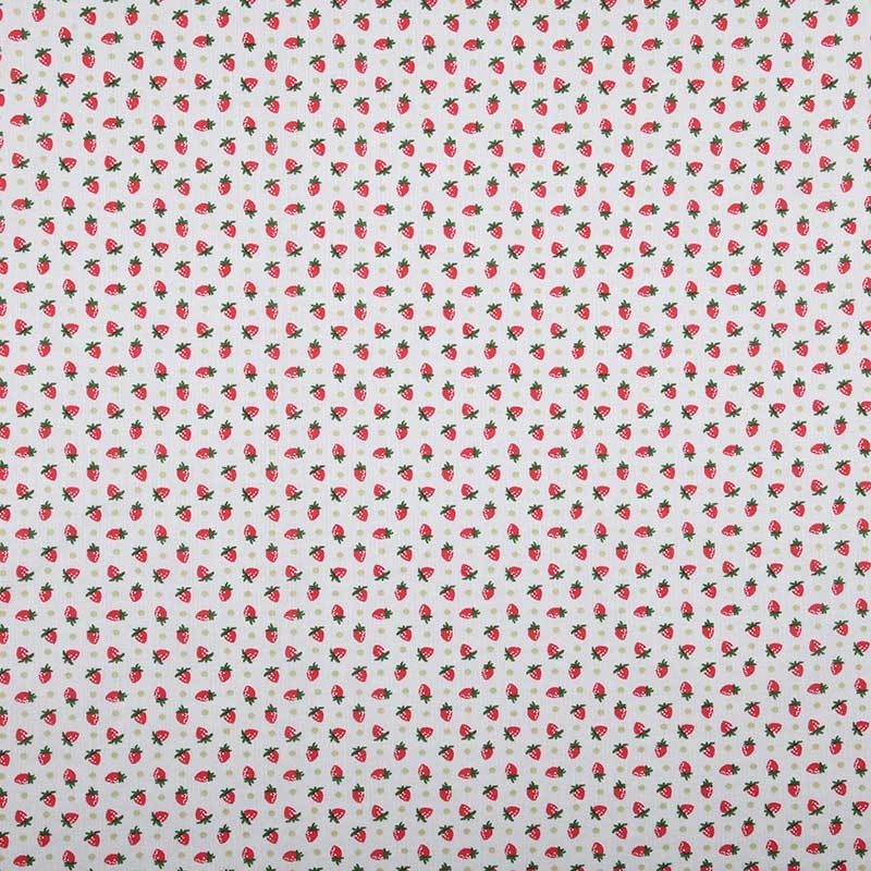 Tissu Imprimé Fresia Naturel 