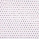 Tissu Imprimé Clafoutis Blanc 