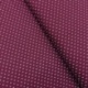 Tissu Popeline Imprimée Petits Motifs Fond Bordeaux 