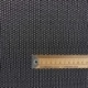 Tissu Popeline Imprimée Petits Carrés Fond Noir