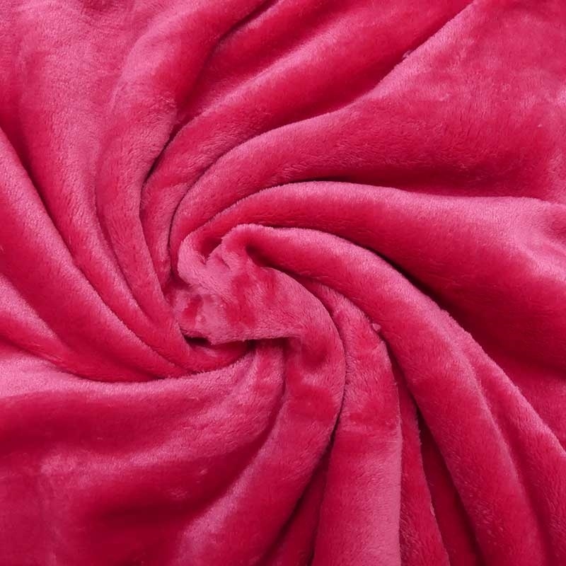 Tissu Doudou Fuchsia