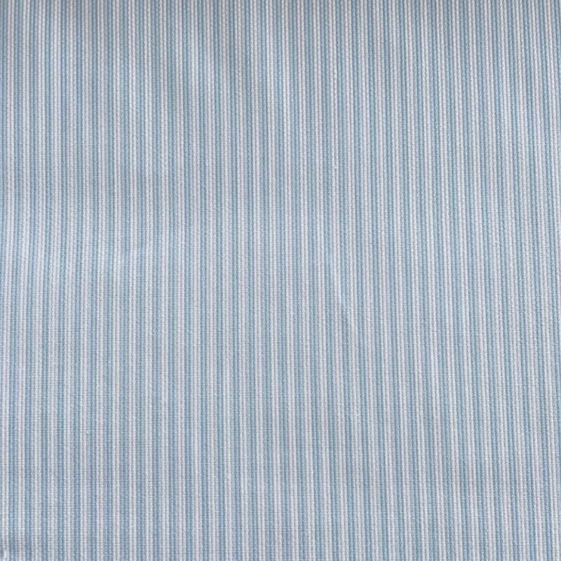 Tissu Piqué de Coton Rayures Bleu