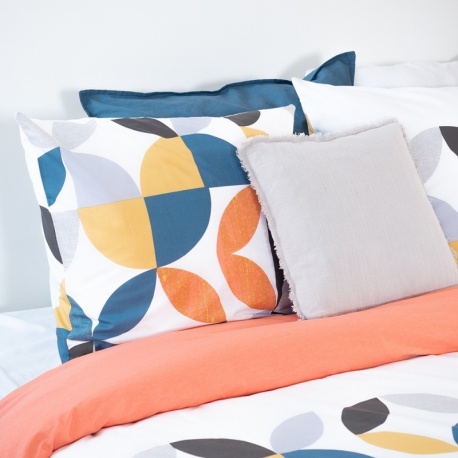 Parure de Housse de Couette Prune