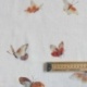 Tissu Etamine Papillon Terracotta 