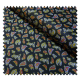Tissu Satin De Coton Perse Multico Fond Noir