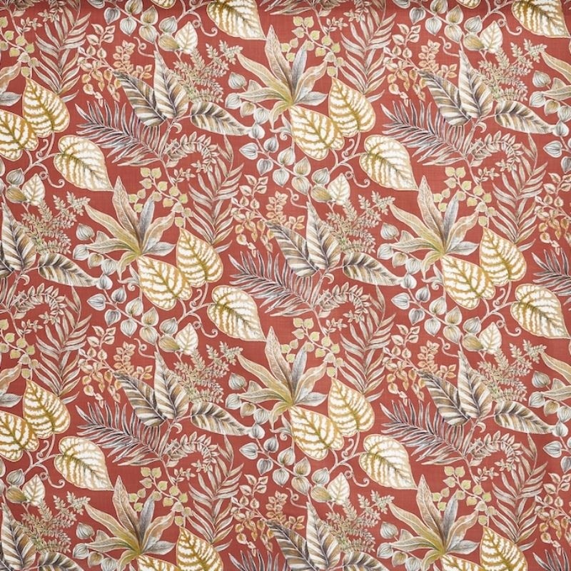 Tissu Paloma Nature Terracotta 