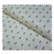Tissu Coton Double Face Ancre Blanc
