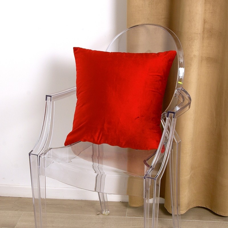 Housse de Coussin en Velours Allymes