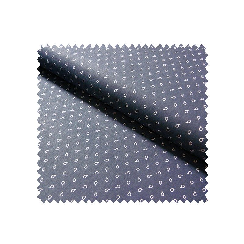 Tissu Coton Imprimé Marine