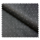 Tissu Satin De Coton Petits ronds noirs