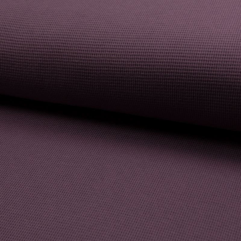 Tissu Jersey Gaufré Mauve 