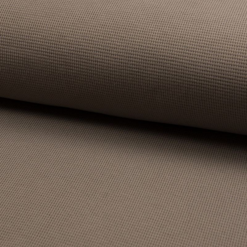 Tissu Jersey Gaufré Taupe 