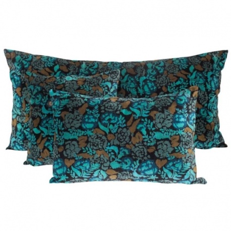 Housse de Coussin Mharas Bleu de Prusse 