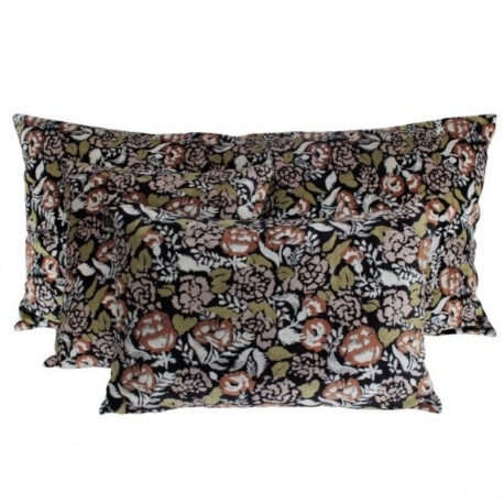 Housse de Coussin Mharas Fusain