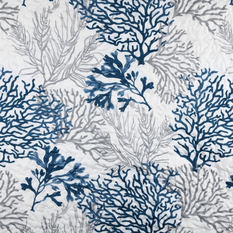 Tissu Boutis Grande Laize Quiberon Gris 