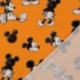 Tissu Jersey Mickey Mouse Imprimé Orange 