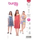 Patron Burda  5996 Robe 34/48