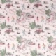 Tissu Imprimé Musette Rose