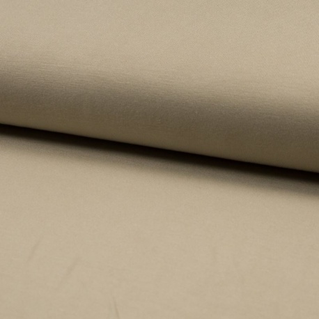 Tissu Maille Viscose de Bambou Sable