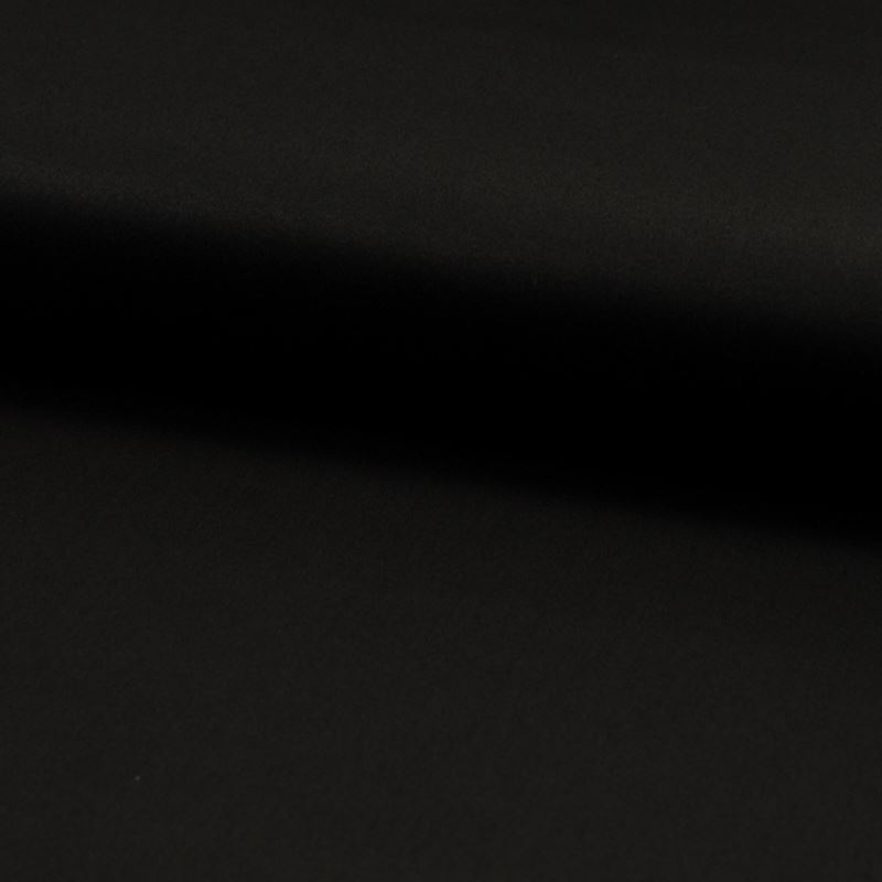 Tissu Satin de Coton Noir