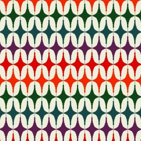 Tissu Jacquard Geo Multico