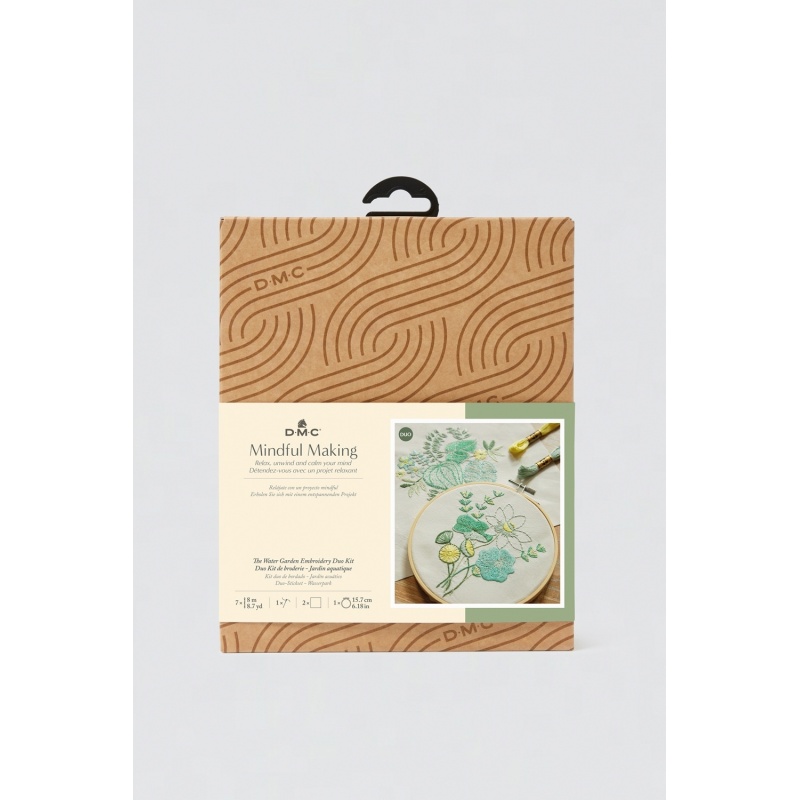 Kit DMC Mindful Duo Broderie Jardin Aquatique