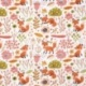 Tissu Imprimé Foxy Roux 