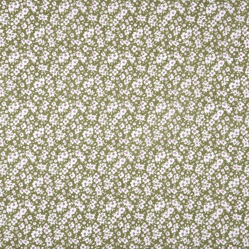 Tissu Imprimé Paulette Vert