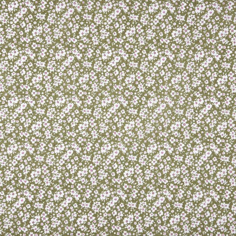 Tissu Imprimé Paulette Vert