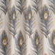 Tissu Jacquard Paon Gris 