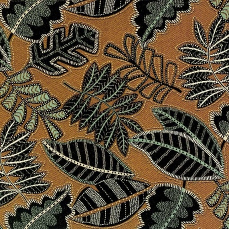 Tissu Jacquard Australes Safran